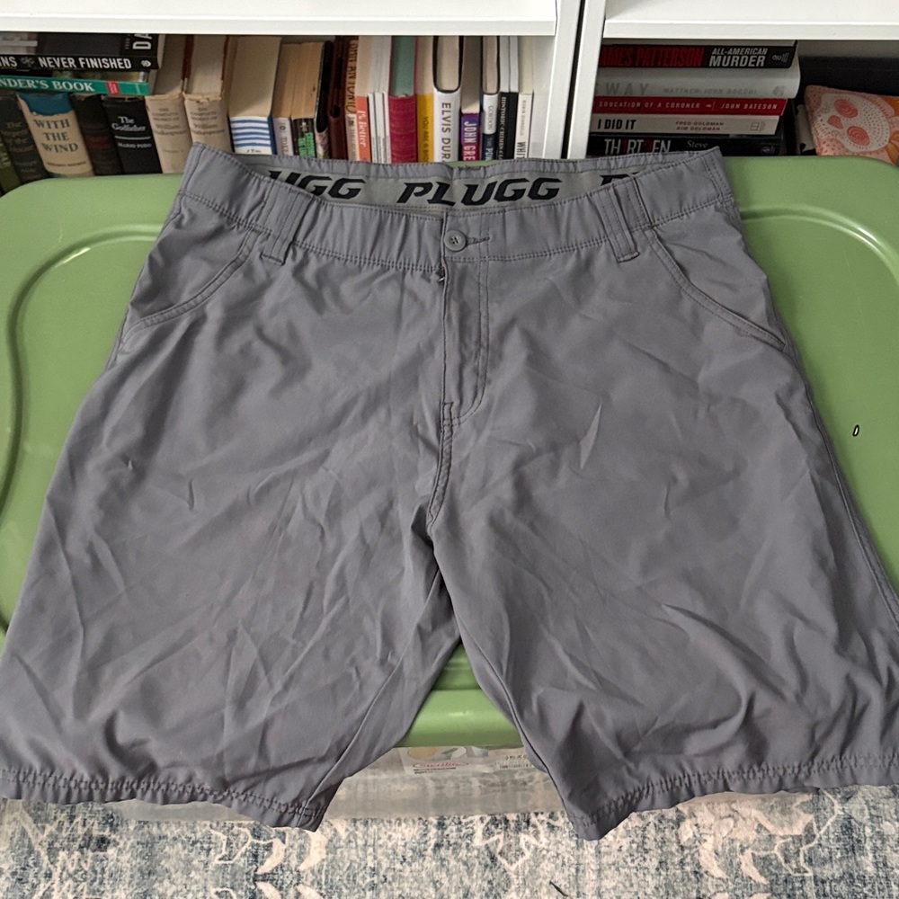 Plugg Men’s Gray Hybrid Performance Shorts